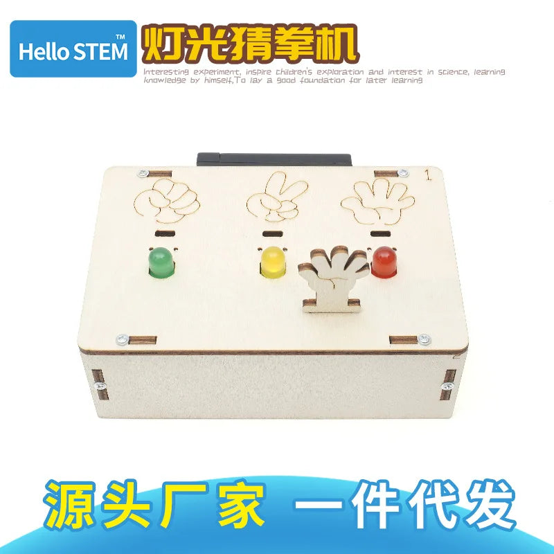 DIY Finger-guessing Machine Model Science Toy Experiment Educational Toy Technology Project for School Kid G292