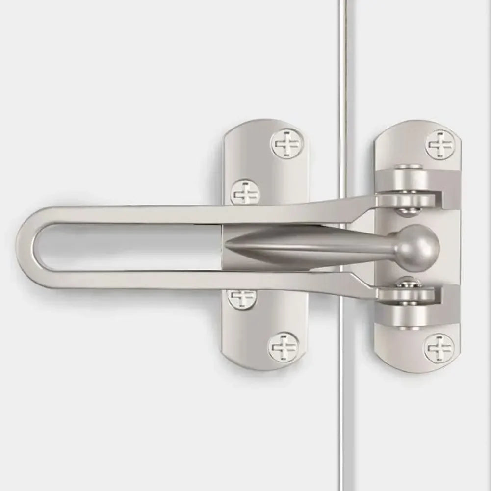 Home Anti-theft Door Buckle Bedroom Kids Room Door Bar Lock Stainless Safety Chain Hotel Anti-lock Buckle Insurance Door Bolt