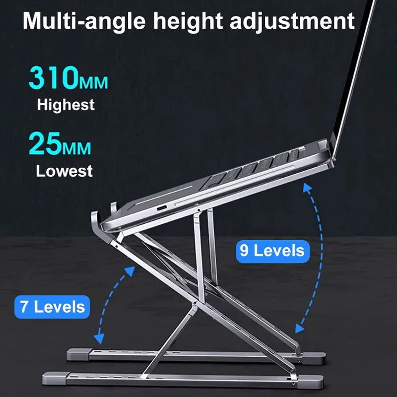 Adjustable Laptop Stand Portable Foldables Laptop Stand Ventilation And Cooling Computer Laptop Stand Tablet  Mobile Phone Stand