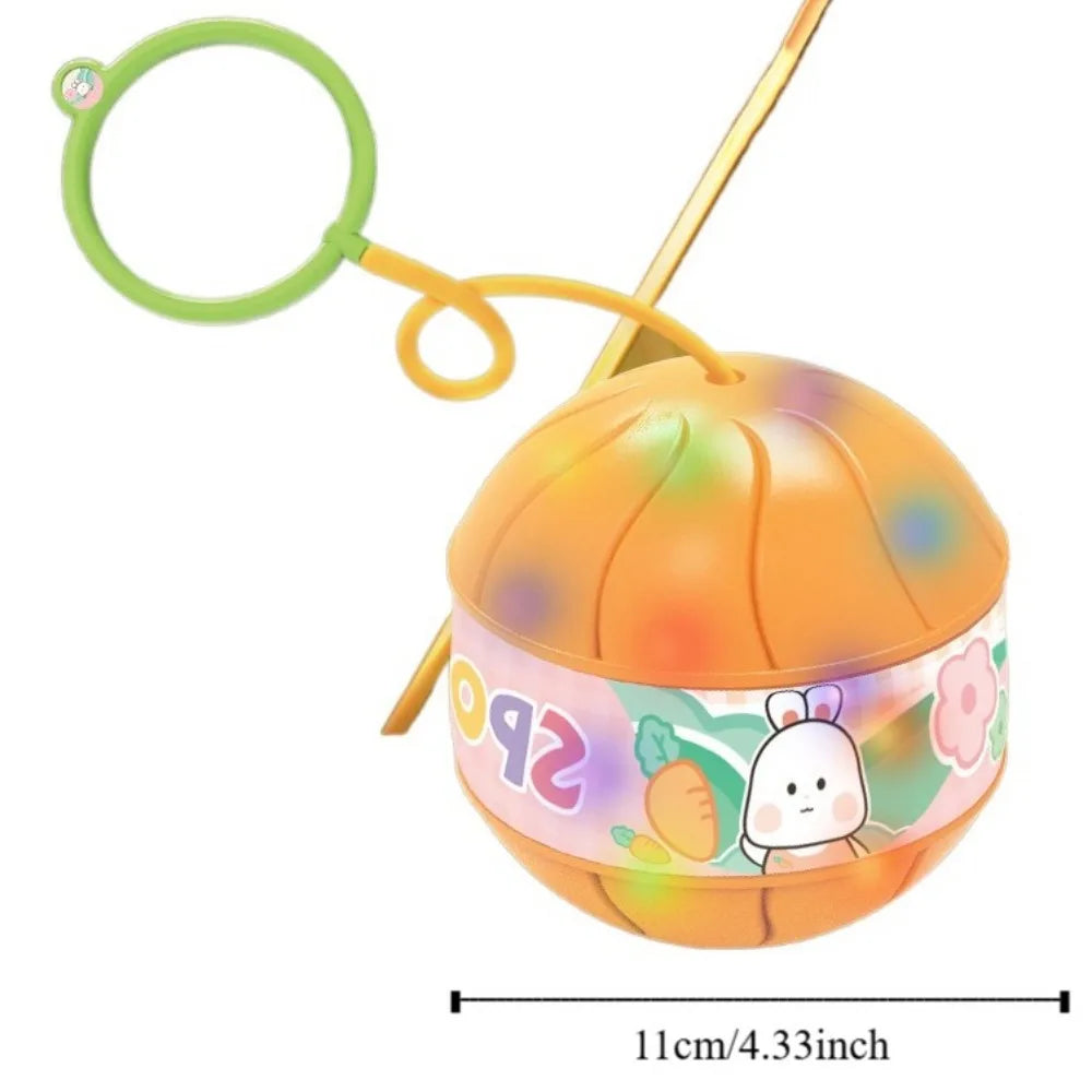 Foot Hoop Ball Luminous Foot Jumping Ball Skip Ropes Sports Exercise Sports Reaction Training Ball Height Growth on String