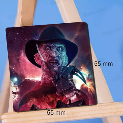 Horror Freddy Krueger Fridge Magnet Photo Personalized For Office Family Kitchen Refrigerator Friends Gift Holiday Decor