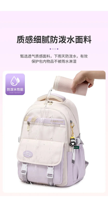 Cute Student Backpack 3pcs/set Primary Schoolbag Harajuku Kawaii Student Backpack Teenage Girls Handbag Large Capacity Rucksack