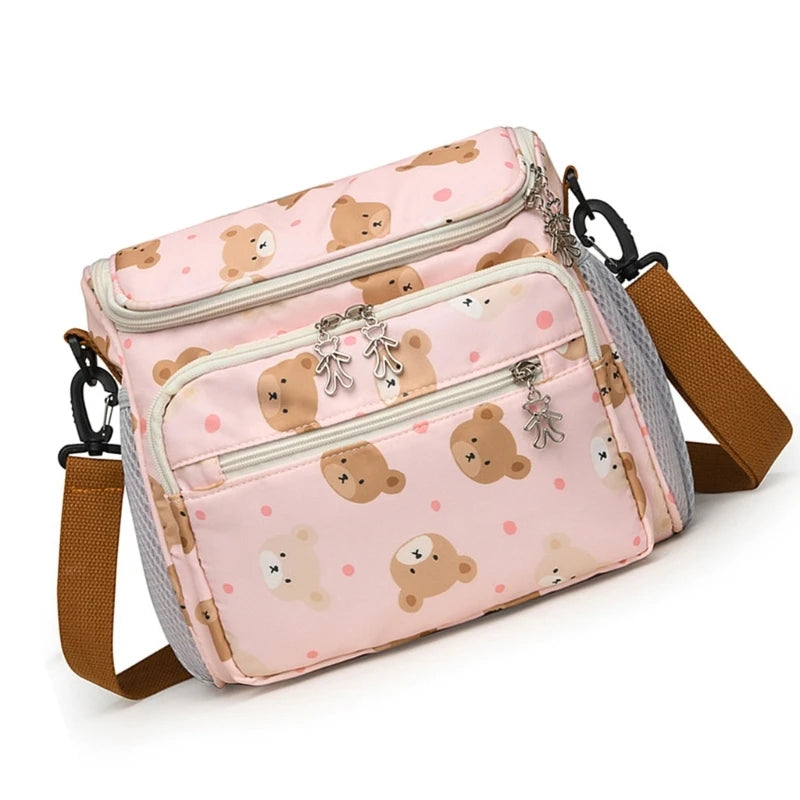 Spacious Mother Bag for Baby Essential Multifunction Baby Gear Organizes Bag Essential Baby Travel Bag Easy Access Storage