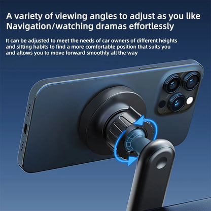 Magnetic Car Phone Holder with Hook Air Outlet Mobile Phone Holder Stand 360° Rotate Magnet Mount Bracket In Car For iPhone Xiao