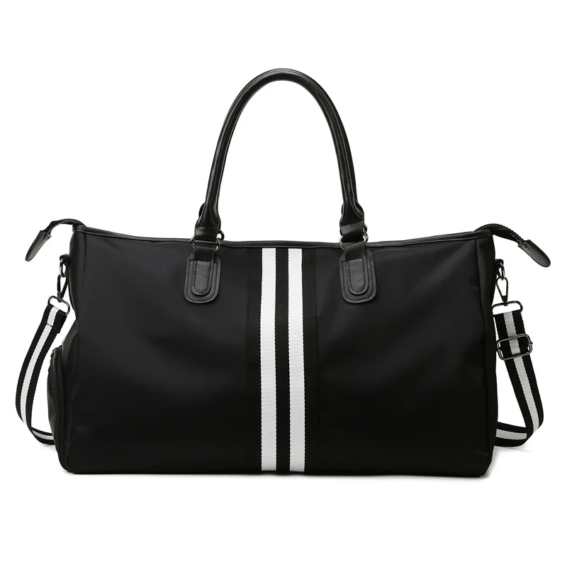 Personalized Travel Bag Men's And Women's Handbags Sports Training Yoga Bag Waterproof Weekend Bag Customized Logo Name Pattern