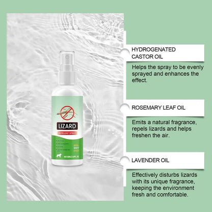 1pc 50ml Lizard Repellents Spray Natural Lizard Repellents Lavender Oil Gecko Spray Powerful Pet Safe Reptile Deterrents Control