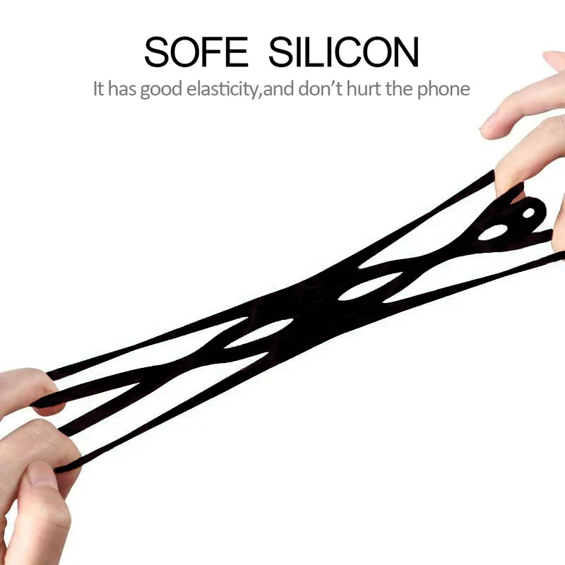 Phone Lanyards for Around the Neck, 2 in 1 Phone Strap with Silicone Phone Holder and Patch For iPhone and Most Cell Phones