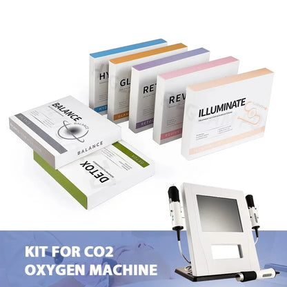 Big Foam Retouch Revive Balance Illuminate Glam Hydrate Detox Serums And Oxygen Pods Capsule Consumables Kits Serum Oxygen Pods