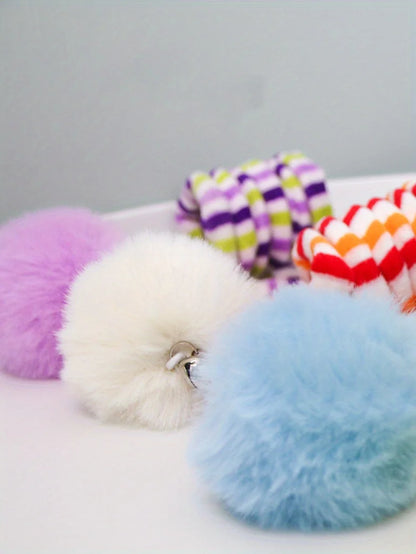 Interactive Cat Hanging  Simulation Cat  Funny Self-hey Interactive  for Kitten Playing Teaser Wand Toy Cat with bell