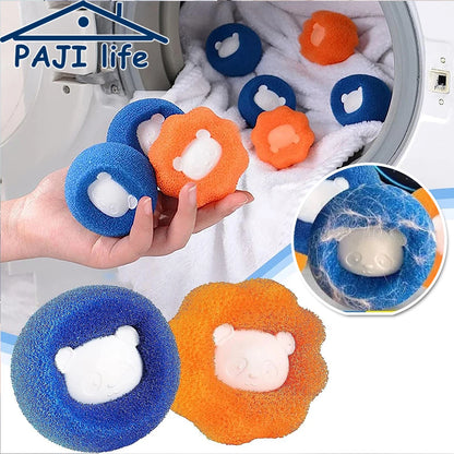Laundry Balls Pet Hair Remover Reusable Washing Machine Lint Catcher Clothes Fluff Fur Cleaner Home Cleaning Tools
