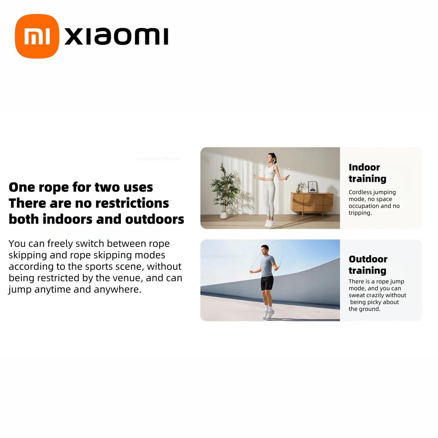Xiaomi Mijia Smart Skipping Rope 2 High-precision Digital Counter With App Calorie Calculation Sport Fitness Jump Rope