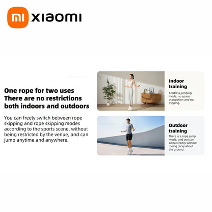 Xiaomi Mijia Smart Skipping Rope 2 High-precision Digital Counter With App Calorie Calculation Sport Fitness Jump Rope