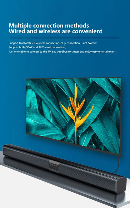 6D surround sound home theater speaker system mobile phone bass wireless Bluetooth speaker long TV soundbar speaker TF/AUX/USB