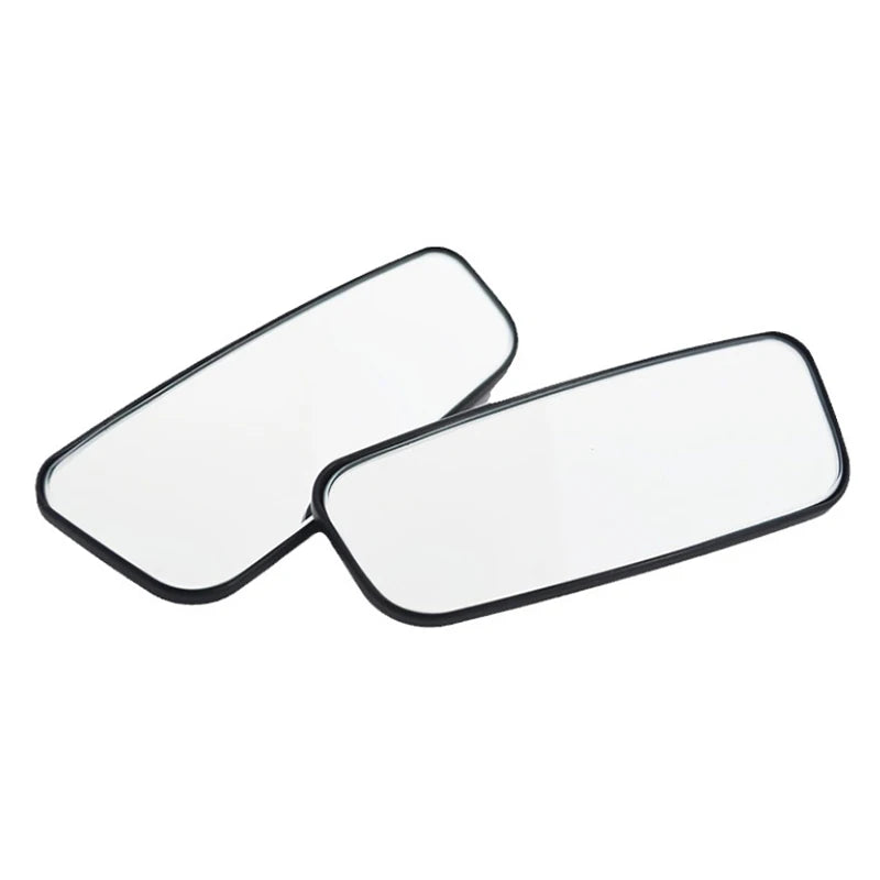 2Pcs Car 360 Degree Adjustable Blind Spot Mirror Auxiliary Rearview Convex Mirror Round Frame Wide Angle Mirrors For Car Reverse