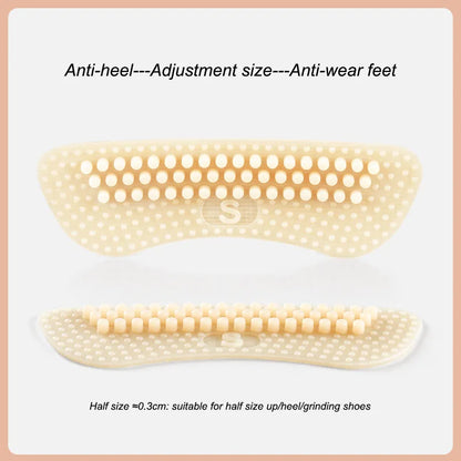 Heel Sticker Heel Protector for Shoes Anti Slip Heel Cushions Non-Slip Heel Inserts Silicone Shoe Backs Foot Care for Women Men