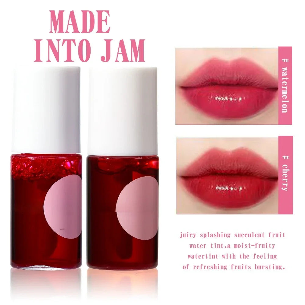 Lip Gloss, Long-Lasting Water Tint, Cup-Resistant Lip Stain, Hydrating Lip Makeup, Fruit Platter Series