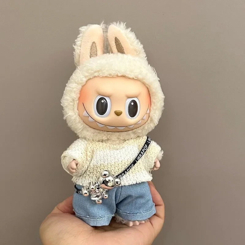 Labubu Baby Clothes 17cm Labubu Clothes Blind Box Doll Skirt Set Cute Dress Up Toy Festival Gift Birthday Gift Cute Party Gift