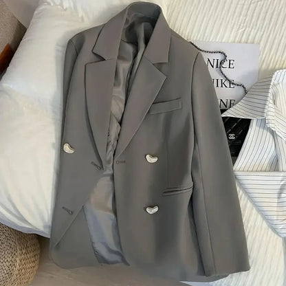 Office Wear Professional Outfits Outerwear Solid Women's Blazers Spring Autumn Female Coats and Jackets In Promotion Korean Fall