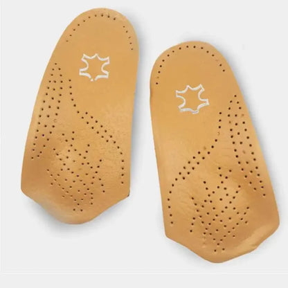Orthopedic Half Insole Arch Support Shoes Insoles for Feet Plantar Fasciitis Shoe Pads Quality Cowhide Comfort Inserts Cushion