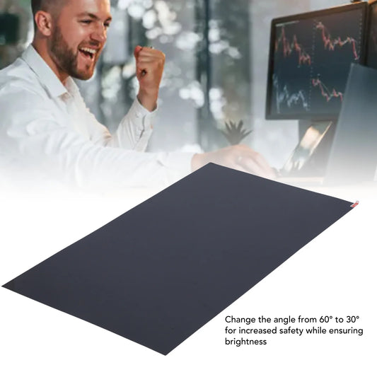 Blue Light Blocking Screen Protector Computer Screen Protector Film Flexible Installation Eye Caring 32 Inch 16:9 for Airports