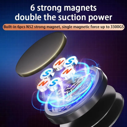 New Magnetic Car Phone Holder Mount Without Gravity Mobile Cell GPS Magnet Suction Support In Car Bracket Stand For All Phones