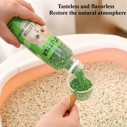 5pcs Pet Cat Litter Box Deodorant Beads To Remove Odors  Deodorant Deodorant Granules Cat Litter Box Anti-odor Beads