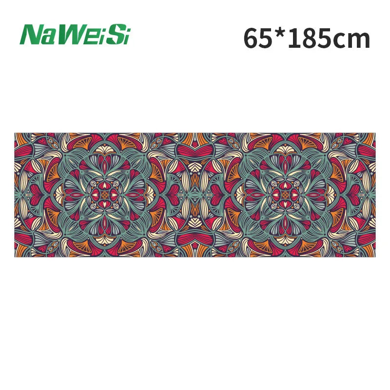 Portable anti-slip Printing Yoga Mat Spread Towels Absorb Sweat Fitness Yoga Towel Yoga Mat Yoga Towel Cooling Towel Ice Towel