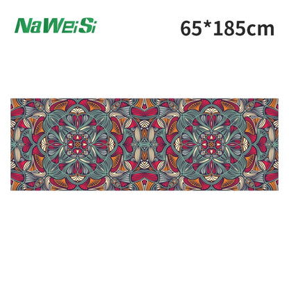 Portable anti-slip Printing Yoga Mat Spread Towels Absorb Sweat Fitness Yoga Towel Yoga Mat Yoga Towel Cooling Towel Ice Towel