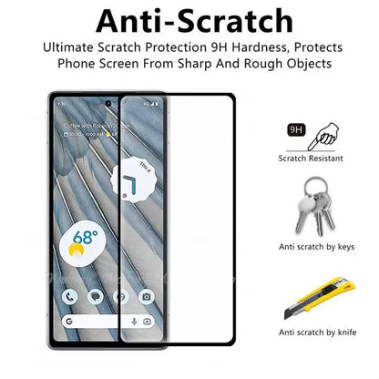 For Google Pixel 7A Glass Google Pixel 7A Tempered Glass Screen Protector Camera Film For Google Pixel 7 Pro 6A 6 Glass
