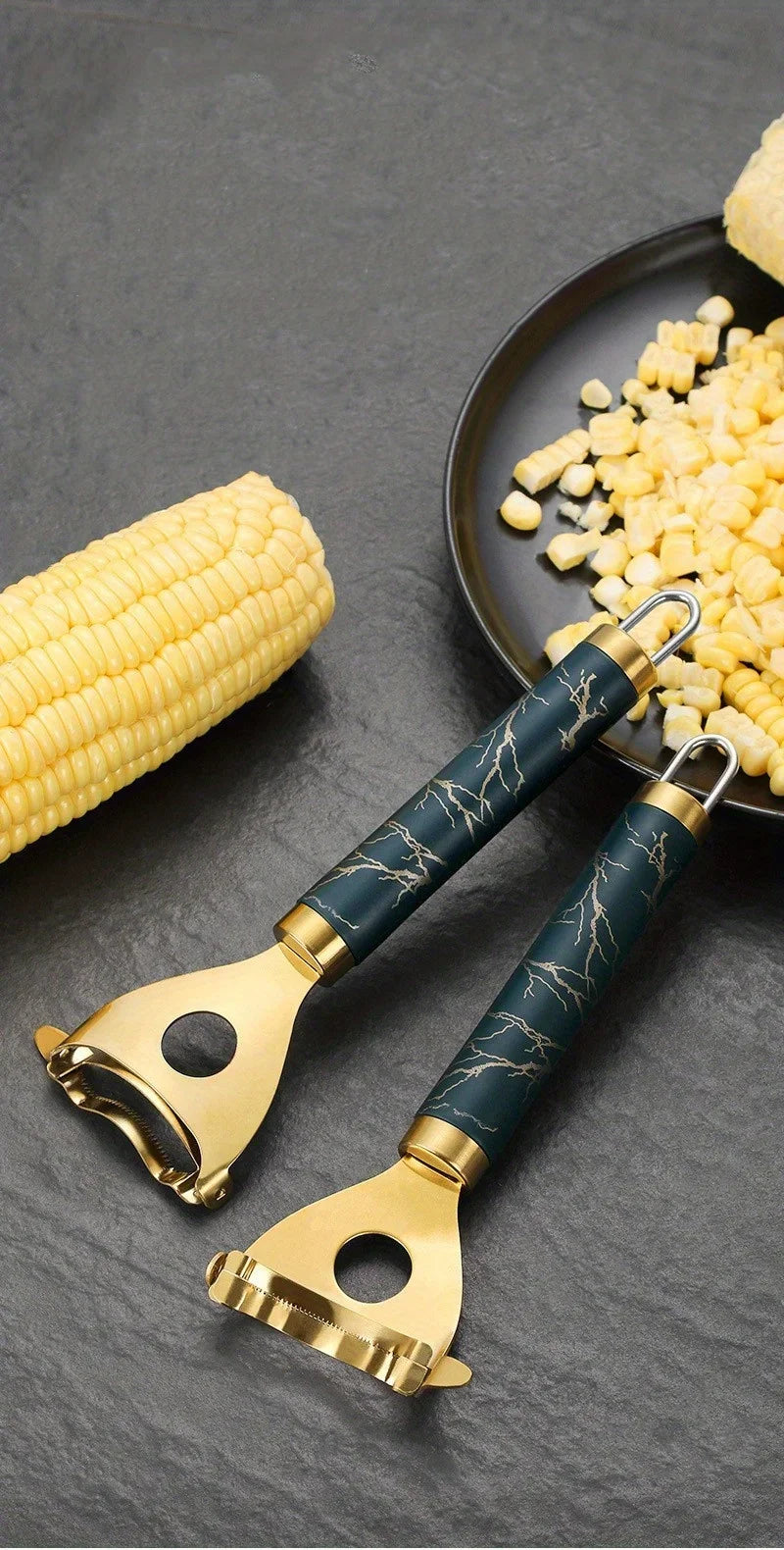 1pc Stainless Steel Corn Stripper – Efficient Cob Peeling, Durable Thresher, Kitchen Must-Have for Fresh Corn Lovers