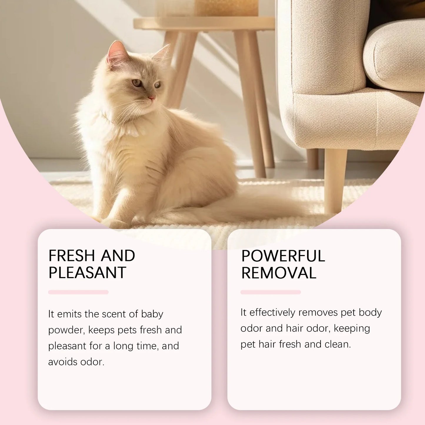 Deodorizing Dog Spray Odor Removal Natural Deodorizer Long Lasting Cologne Fragrance for Dogs Cats Odor Control Cleaning Product