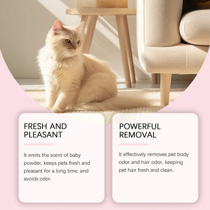 Deodorizing Dog Spray Odor Removal Natural Deodorizer Long Lasting Cologne Fragrance for Dogs Cats Odor Control Cleaning Product