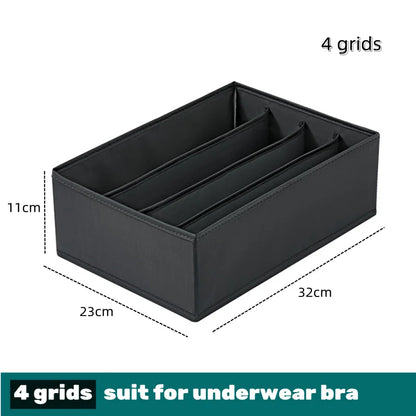 Organizer For Underwear Bra Socks Pants Scarf Storage Box Organizers Of Cabinets And Drawers Wardrobe Foldable Storage Box Case