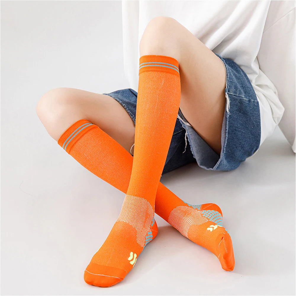 1 Pair Sports Stockings Compression Golf Sports Socks Medical Nursing Stockings Prevent Varicose Veins Socks Fit for Rugby Socks