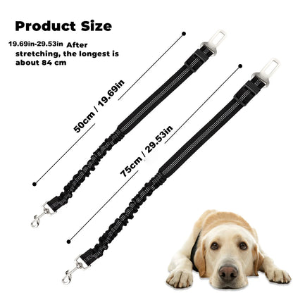 Top-grade Pet Car Safety Belt Dogs Cats Safety Belt Reflective Line Adjustable Seat Belt Length Suitable Any Dog Traction Collar