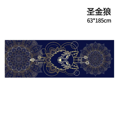 Portable anti-slip Printing Yoga Mat Spread Towels Absorb Sweat Fitness Yoga Towel Yoga Mat Yoga Towel Cooling Towel Ice Towel