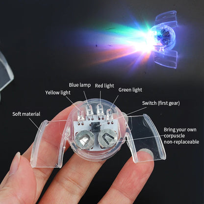 2/4pcsLED Light Up Mouth Braces Piece Glow Teeth  Glow LED Teeth Flashing For Halloween Party Rave Glow Party Supplies