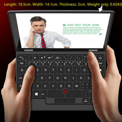 7 Inch Mini Laptop N100 Notebook IPS Touch Screen Portable Netbook Win 11 Pro Mini PC Micro Computer Bluetooth 4.2 16G 1TB