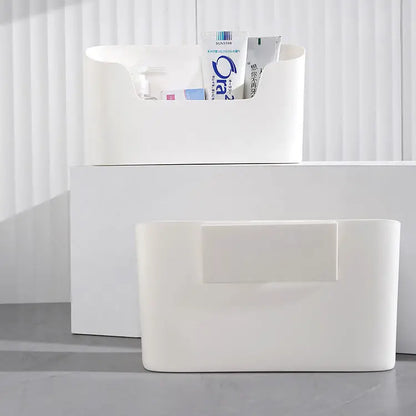 Self Adhesive Storage Box Rack for Door Home Kitchen Bathroom Fridge Organizer Stand Multifunctional Wall Mounted Storage Basket