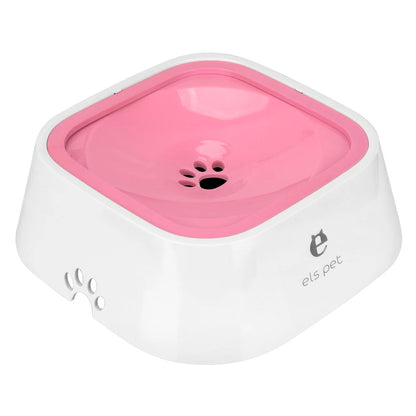 Slow Water Feeder Dispenser Anti-Overflow Cat Dog Water Bowl Pet Products Carried Floating Bowl 1.5L