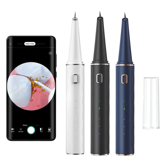 Electric Dental Scaler For Teeth 4 LED Tartar Stain Ultrasonic Tooth 1200mAh Clean Stone Health Care 4 Axis IPX7