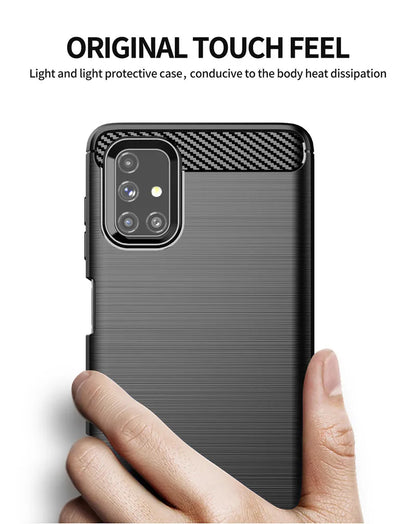 For Samsung Galaxy M51 Case For Samsung M51 A12 A42 A32 S21 S20 FE Cover Shockproof Silicone Protective Bumper For Samsung M51