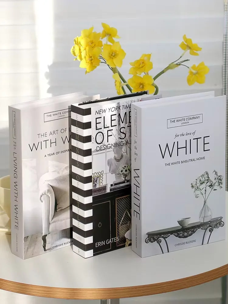 Simulation Book Living Room Accessories Fashion Home Decoration Props Bookshelf Decoration Coffee Table Decoration Books