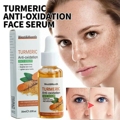 1/2/3PCs Turmeric Face Serum Turmeric Anti-oxidation Serum Turmeric Dark Spot Corrector Serum Facial Brighten White Turmeric Oil