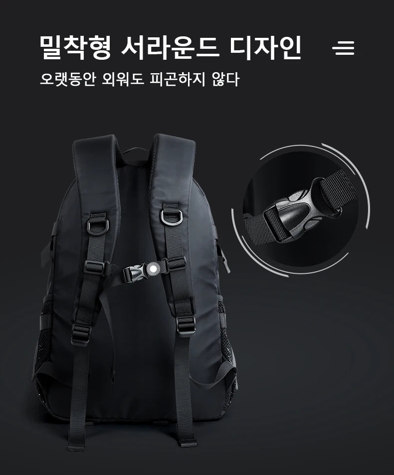 Laptop Backpack for Men, Light Weight Casual Daypack, Large Space Waterproof Travel Backpack, School Bookbag for Teenage