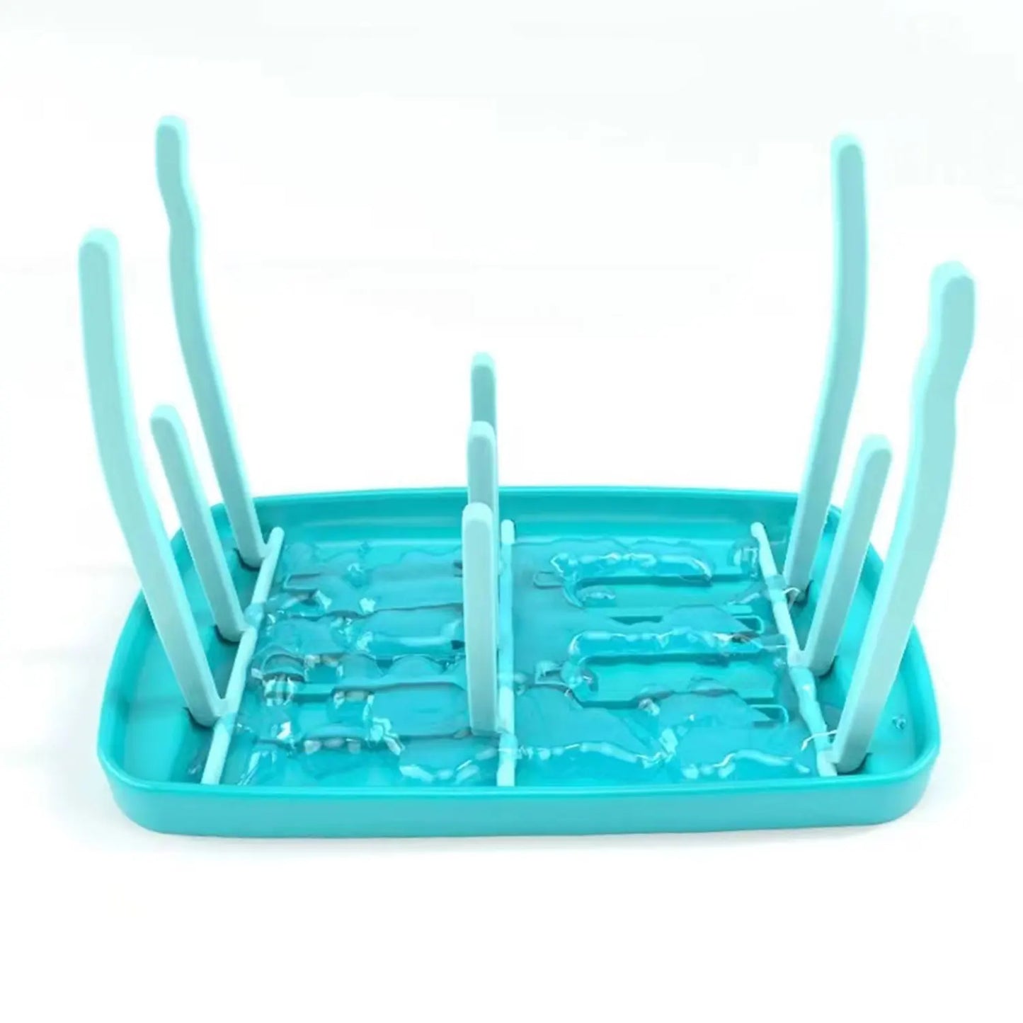 Bottle Dry Rack Baby Bottle Drain Drying Racks Blue Pink Baby Bottle Cleaning Dryer Drainer Storage Drying Rack