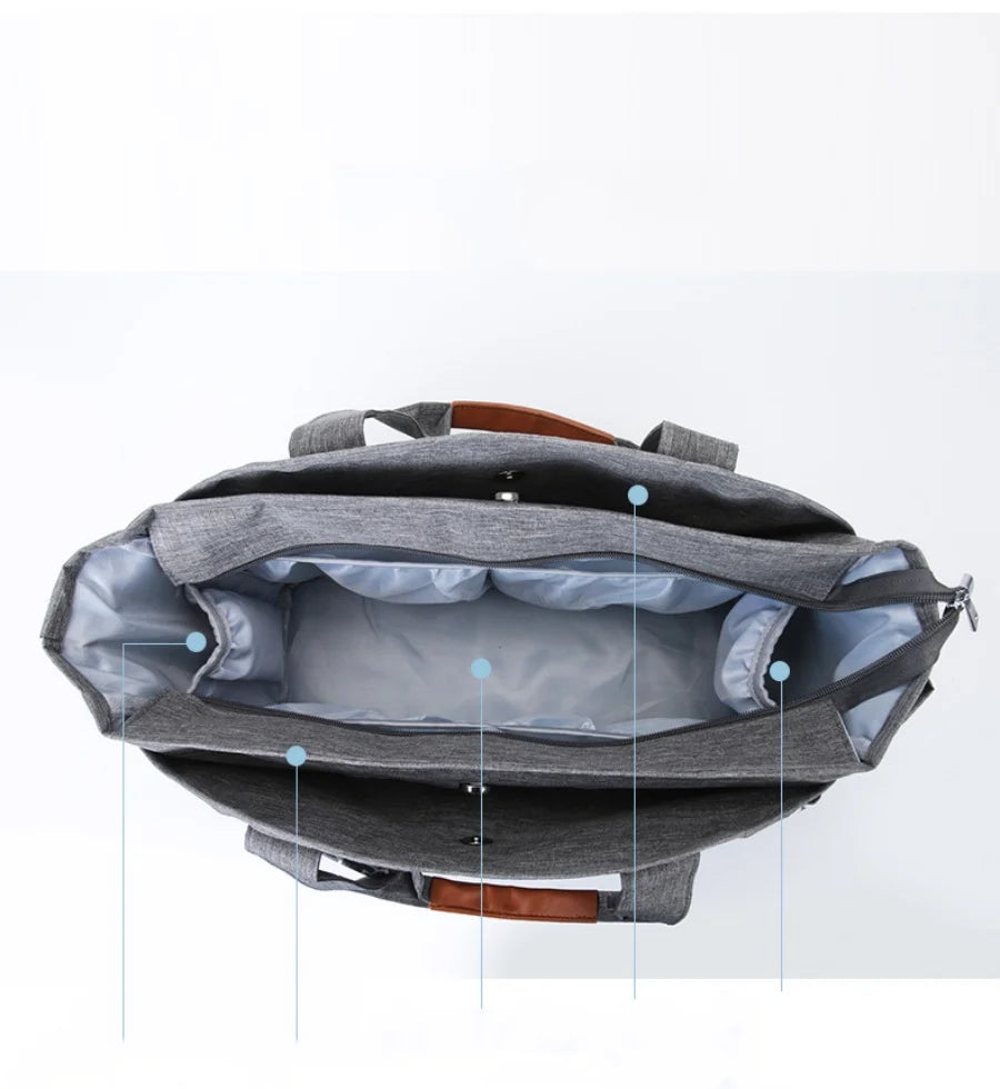 Large Capacity Mommy Bag for Women Totes Baby Diaper Nappy Bags Shoulder Nappy Ladies Maternity Shopping Bags