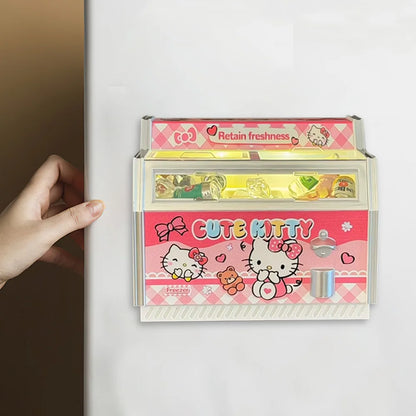 Freezer Shape Fridge Magnets Magnets Stickers Decorative Mini Magnets Decals Strong Suction Fridge Stickers for Kitchen Locker