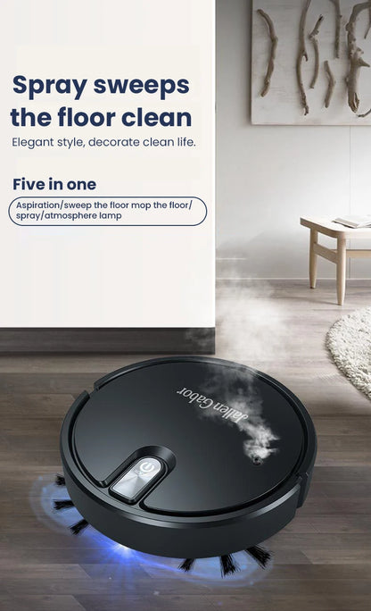 5 in 1 Wireless Smart Robot Vacuum Cleaner Multifunctional Super Quiet Vacuuming Mopping Humidifying For Home Use Home Appliance
