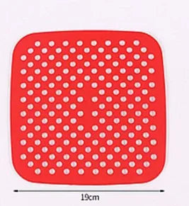 Air Fryer Silicone Pot Thick Reusable Silicone Square Air Fryer Liners Replacement of Parchment Liner Paper Air Fryer Basket